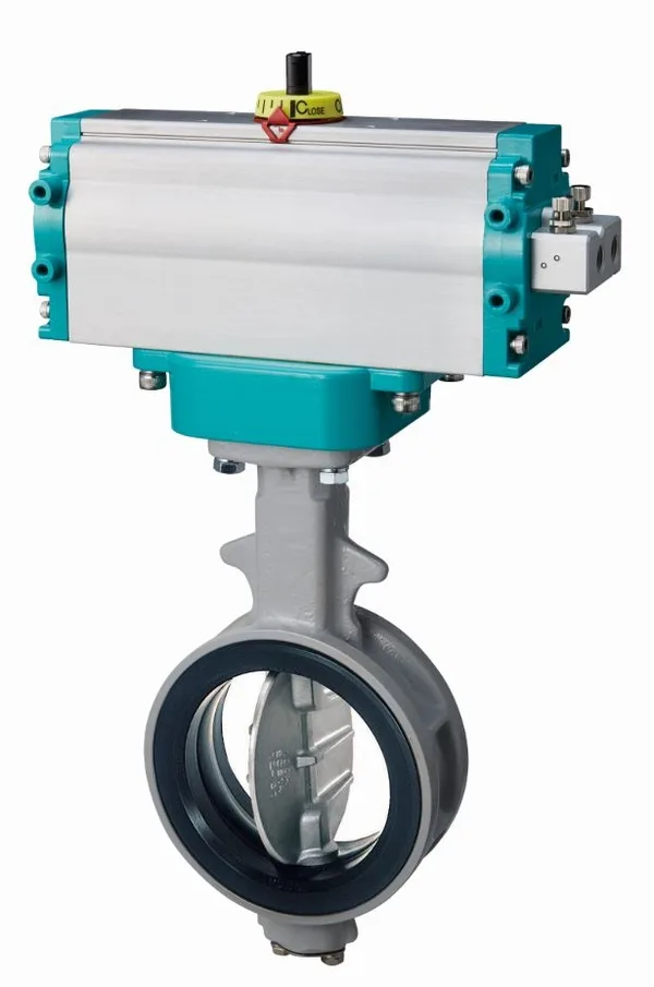 Van bướm wafer Tomoe 700G điều khiển khí nén New T-DYNAMO · 700G-7E